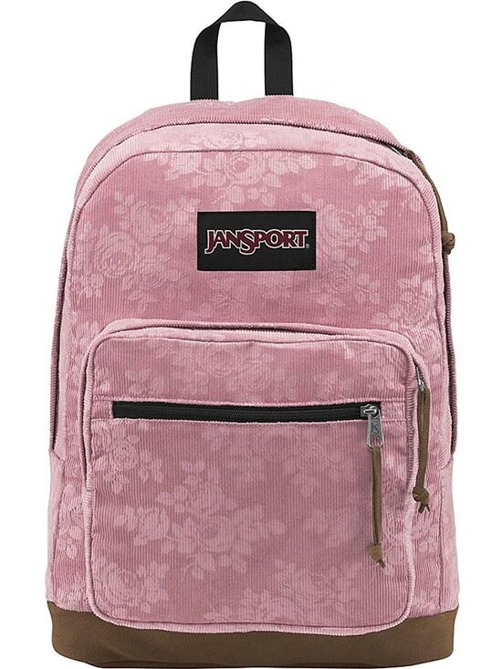 Jansport Handbags - JanSport Right Pack Expressions - Vintage Pink Rose Corduroy JS00TZR60ZR CLEAN